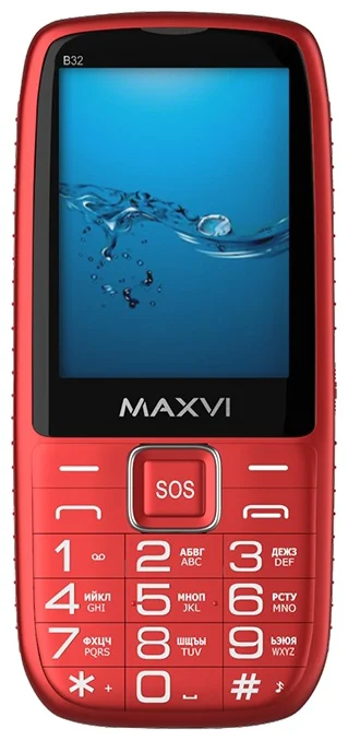 Мобильный телефон Maxvi B32 Red купить,0
