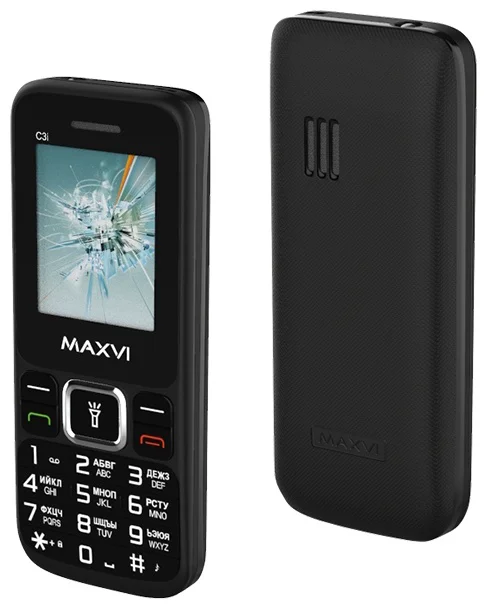 Мобильный телефон Maxvi C3I Black