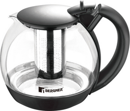 Чайник заварочный Bergner BG-38348-BK 1.5 л черный