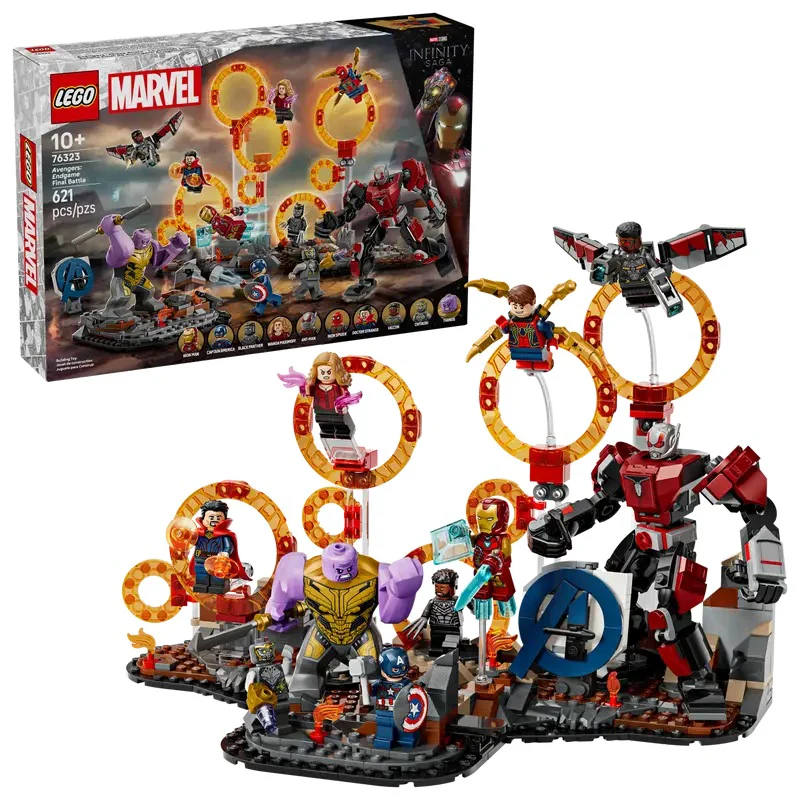 Конструктор Lego Marvel Мстители Финал Финальная битва 76323 621 деталь