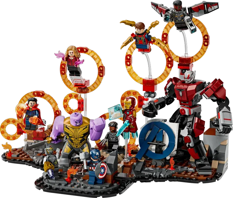 Конструктор Lego Marvel Мстители Финал Финальная битва 76323 621 деталь