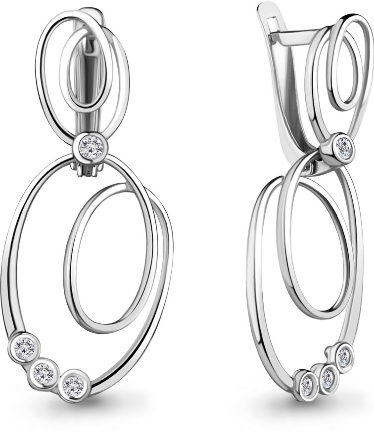 Серьги Aquamarine 48794А купить,NaN