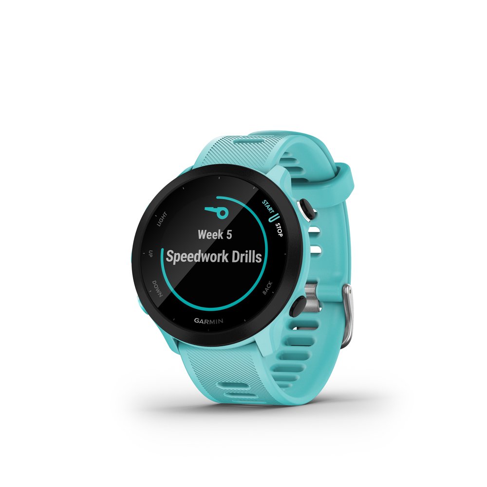 Спортивные часы Garmin Forerunner 55 010-02562-12 бирюзовый