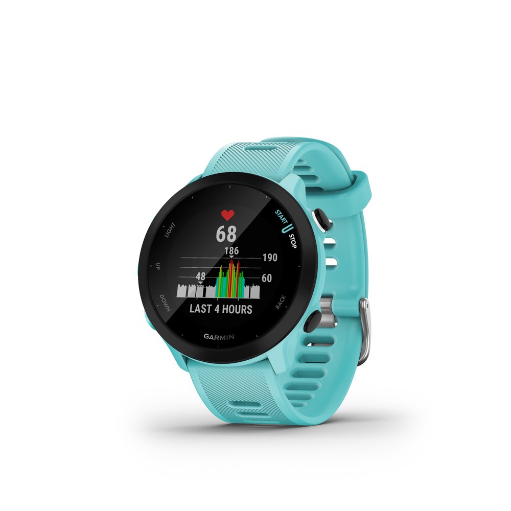Спортивные часы Garmin Forerunner 55 010-02562-12 бирюзовый купить,0