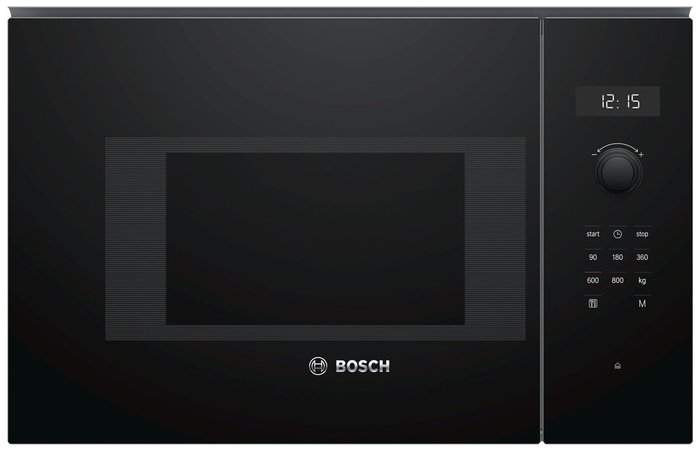 Встраиваемая микроволновая печь Bosch BFL524MBO черная