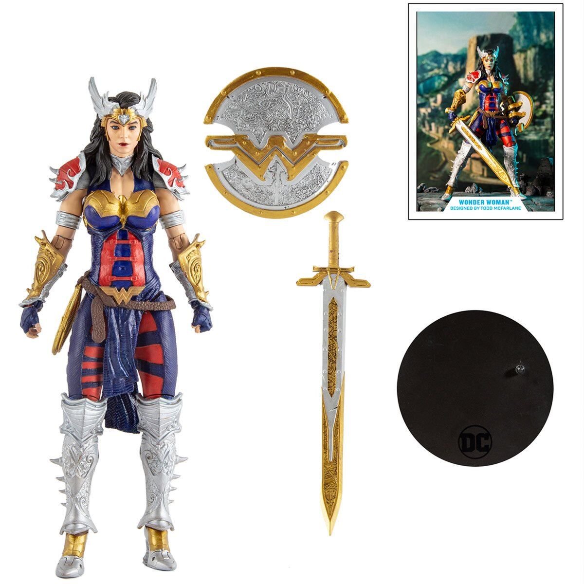 Фигурка McFarlane: DC Multiverse Dark Nights Wonder Woman 18см купить,NaN