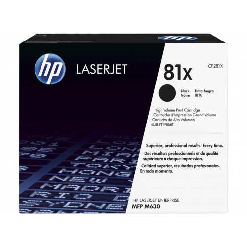 Картридж HP 81X CF281X черный