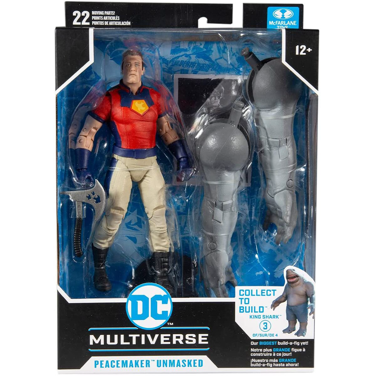 Фигурка McFarlane DC Multiverse Suicide Squad PeaceMaker Unmasked 18см купить,NaN