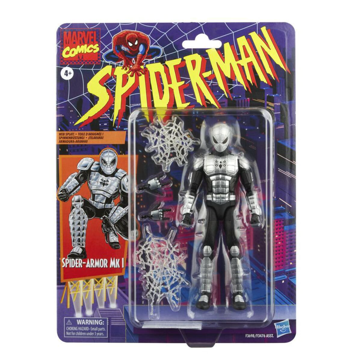 Фигурка Marvel Legends Spider-Man Retro Spider-Armor MK I 15см купить,NaN