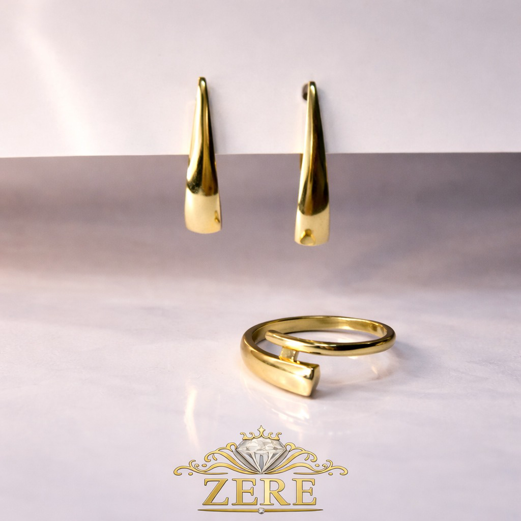 Комплект Zere ZR240302 золото 6.19гр 19р