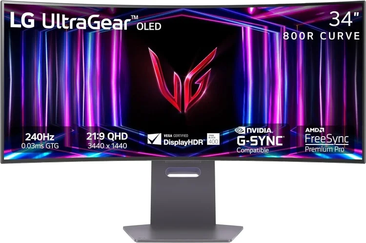 Монитор LG 34GS95QE-B 34" Curved Black