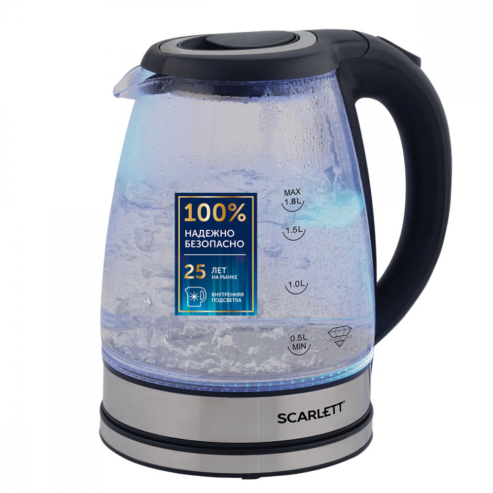 Чайник Scarlett SC-EK27G88 1.7л черный