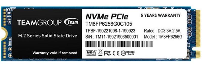 SSD накопитель Team Group MP33 TM8FP6256G0C101 256Gb