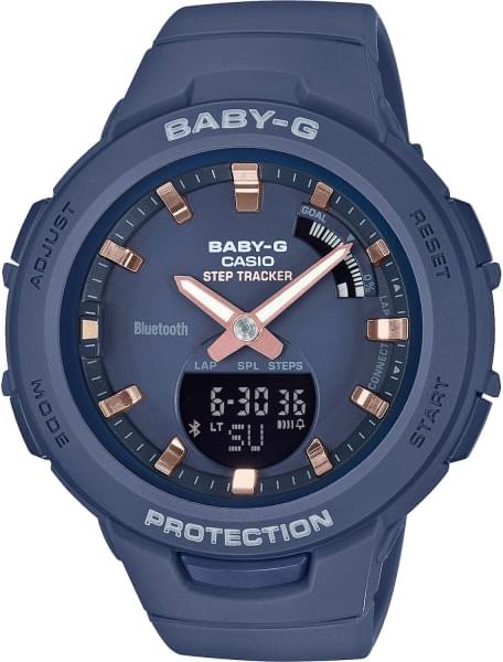 Часы Casio BSA-B100-2AER темно-синие купить,NaN