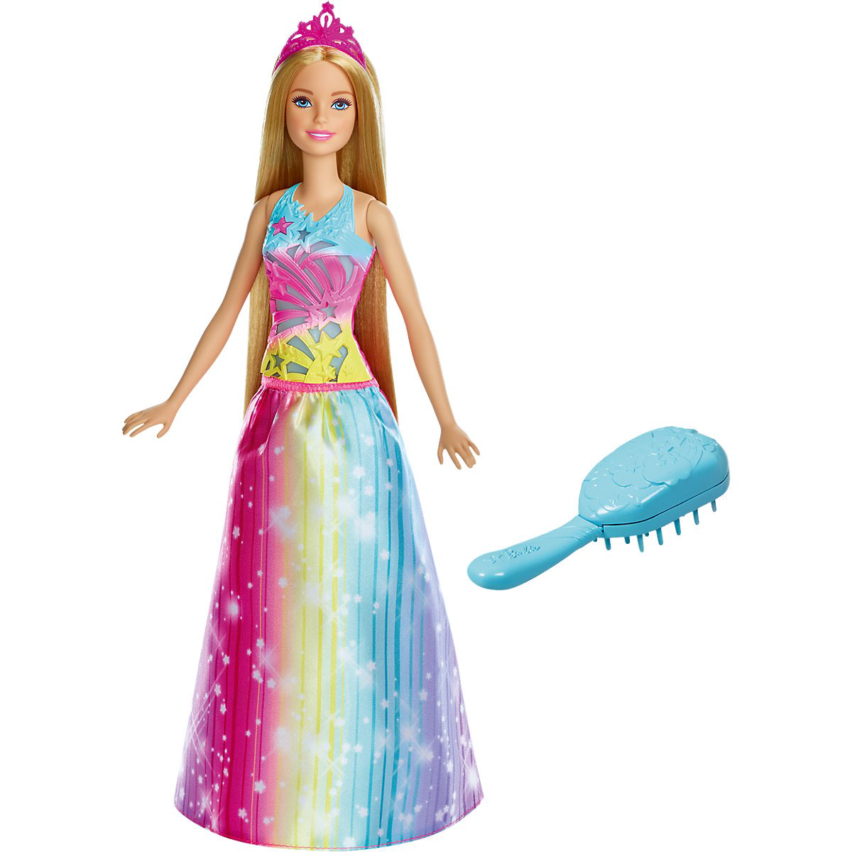 Кукла Mattel Barbie Дримтопия Принцесса с волшебными волосами в сверкающем платье купить,NaN