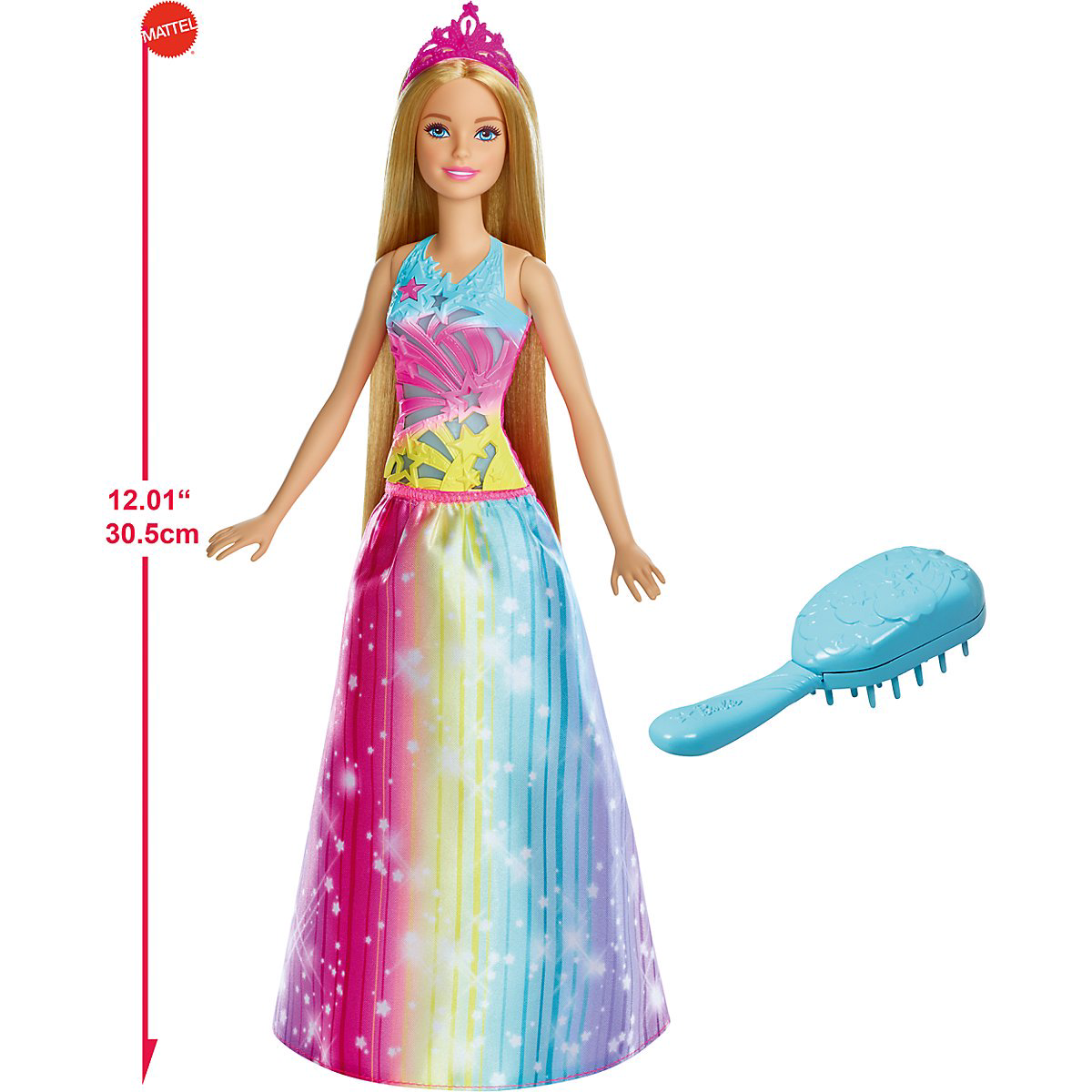 Кукла Mattel Barbie Дримтопия Принцесса с волшебными волосами в сверкающем платье купить,NaN