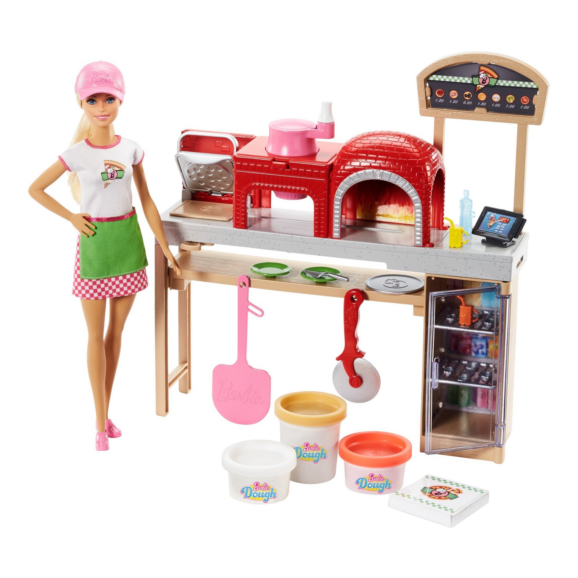 Игровой набор Mattel Barbie Шеф-повар в Пиццерии купить,NaN
