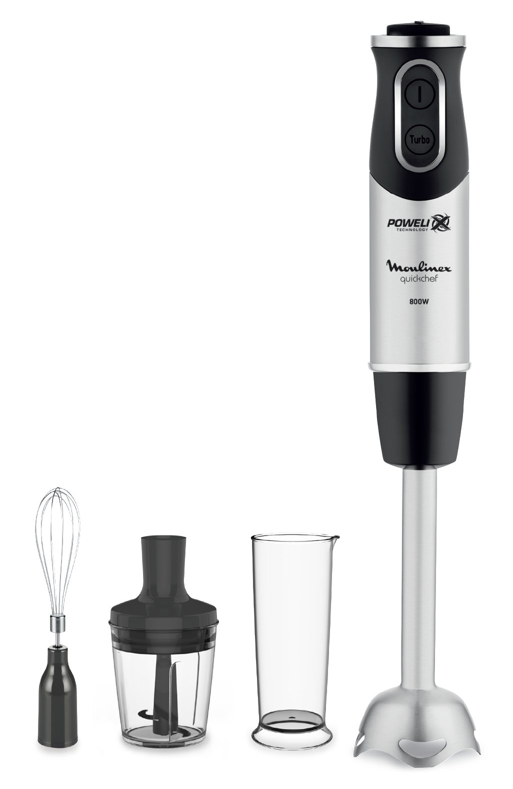 Блендер Moulinex Quickchef DD656832 черно-серебристый