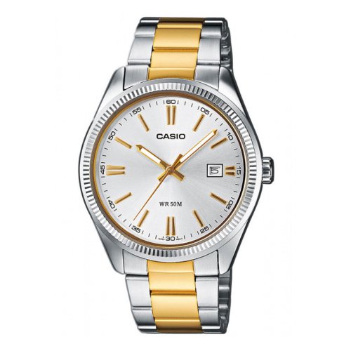 Часы Casio 1302PSG-7A MTP серебристые 