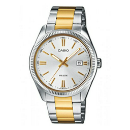 Часы Casio 1302PSG-7A MTP серебристые 