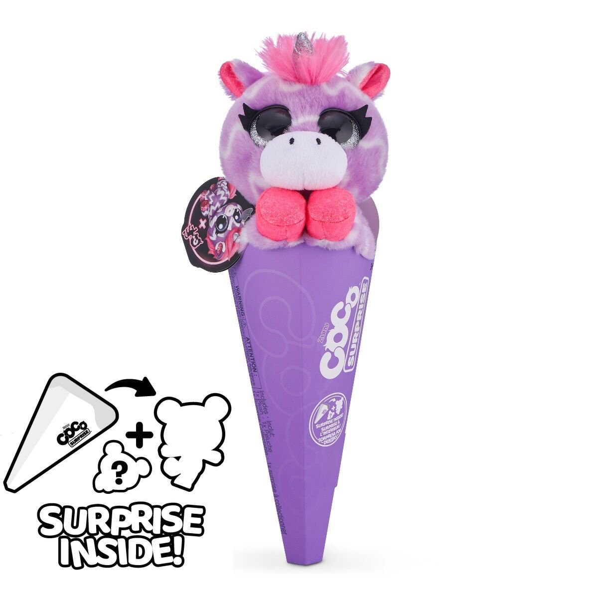 Мягкая игрушка Coco Surprise Zuru Neon Ziggy 15см купить,NaN