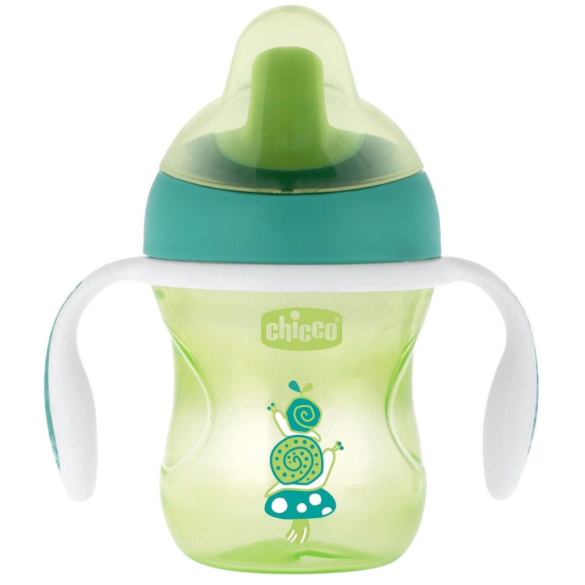 Поильник Chicco Training Cup 6м+ 200мл зеленый купить,NaN