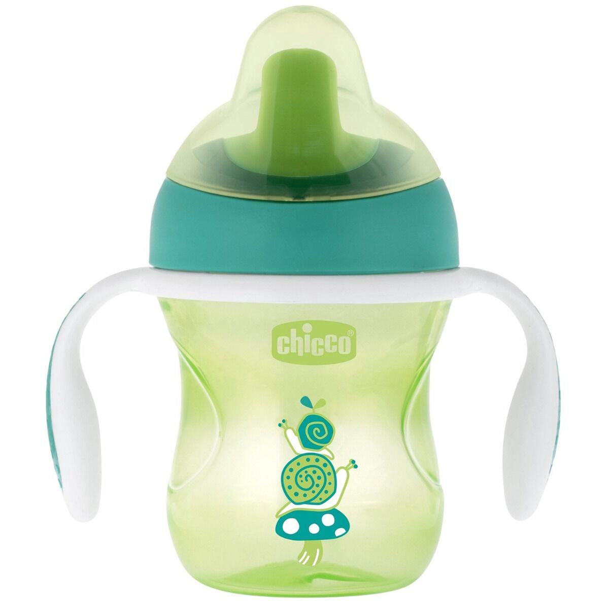 Поильник Chicco Training Cup 6м+ 200мл зеленый купить,NaN