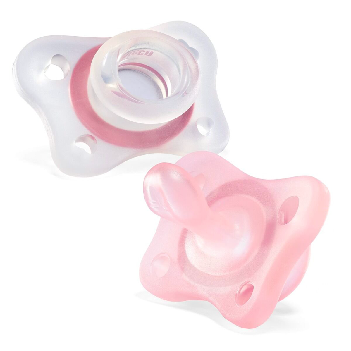Пустышка Chicco Physio Soft Mini 2м+ 2шт розовая купить,NaN