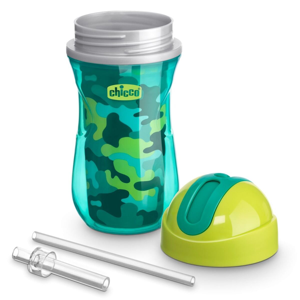 Поильник Chicco Sport Cup 14m+ 266мл зеленый купить,NaN