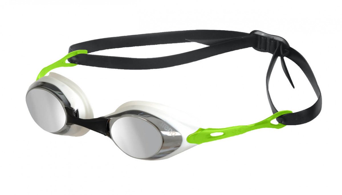 Очки для плавания Arena Cobra mirror 50 зеленые