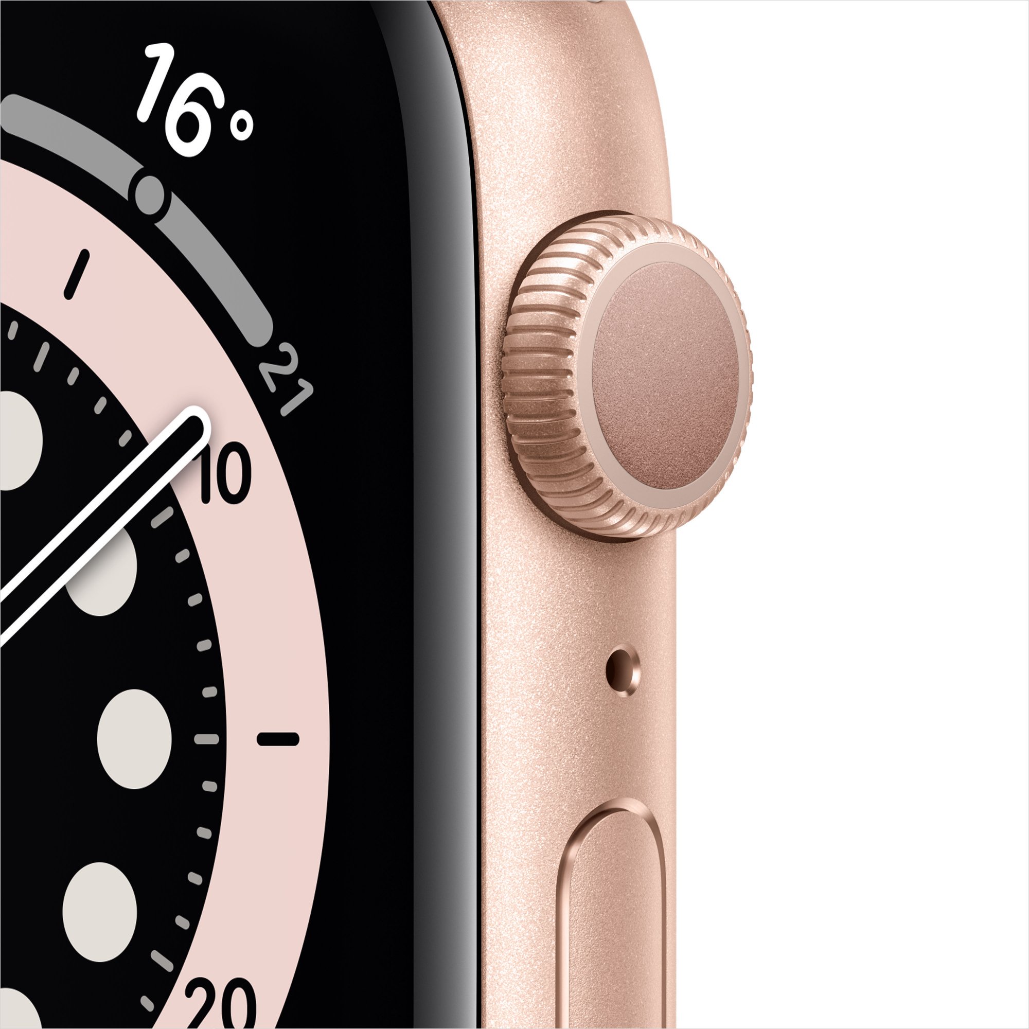 Смарт-часы Apple Watch Series 6 40mm Sport Band Regular MG123 Pink Sand-Gold