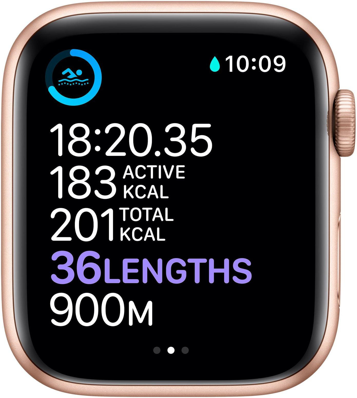 Смарт-часы Apple Watch Series 6 40mm Sport Band Regular MG123 Pink Sand-Gold