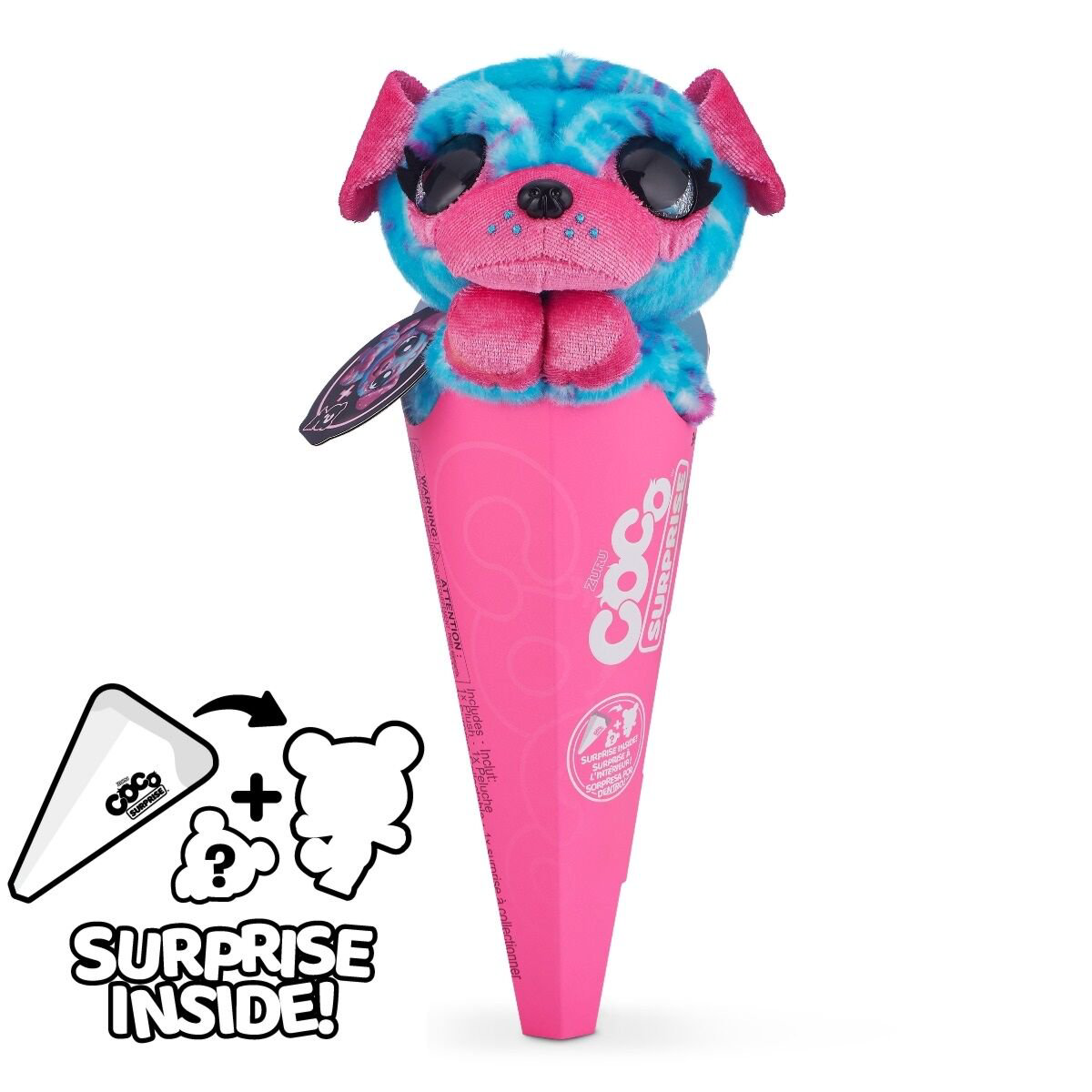 Мягкая игрушка Coco Surprise Zuru Neon Poppy 15см купить,NaN