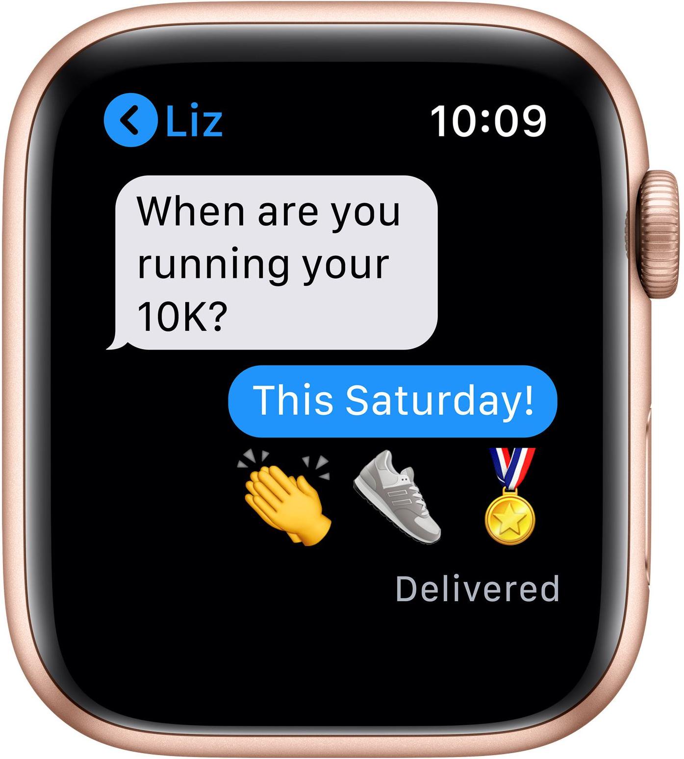 Смарт-часы Apple Watch Series 6 40mm Sport Band Regular MG123 Pink Sand-Gold