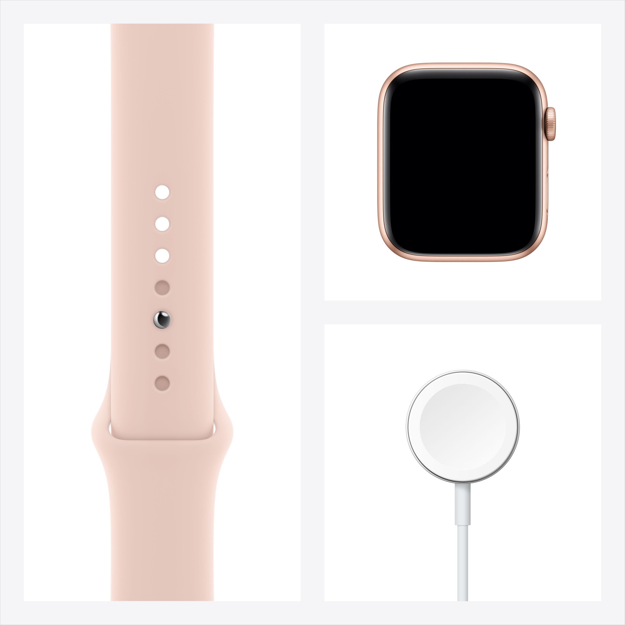 Смарт-часы Apple Watch Series 6 40mm Sport Band Regular MG123 Pink Sand-Gold