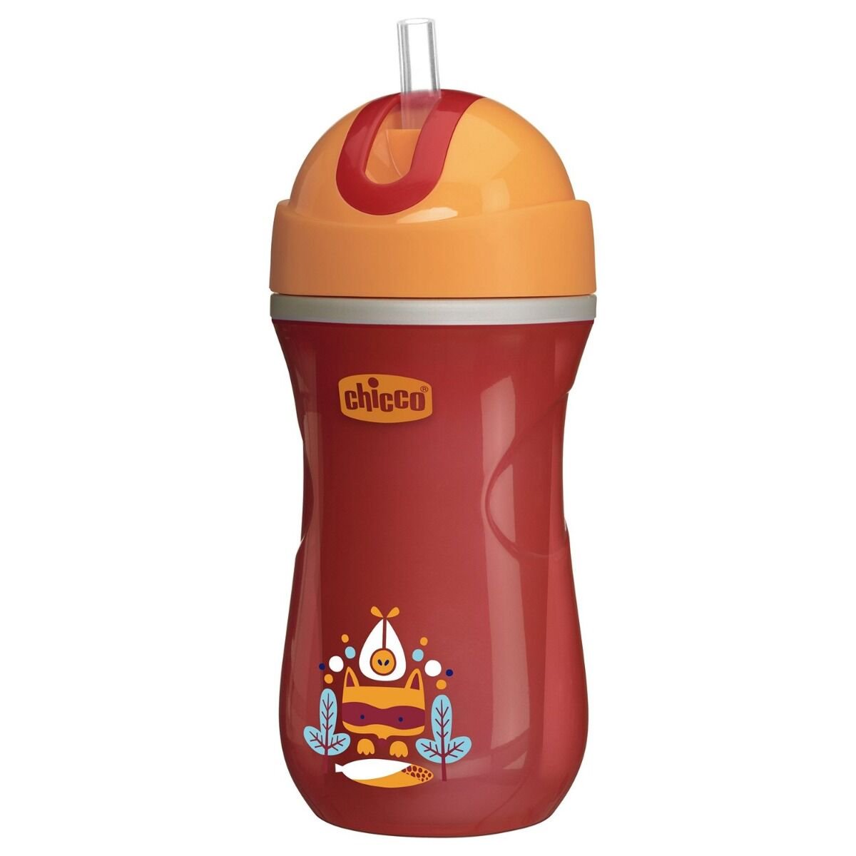  Поильник Chicco Sport Cup 14m+ 266мл оранжевый купить,NaN