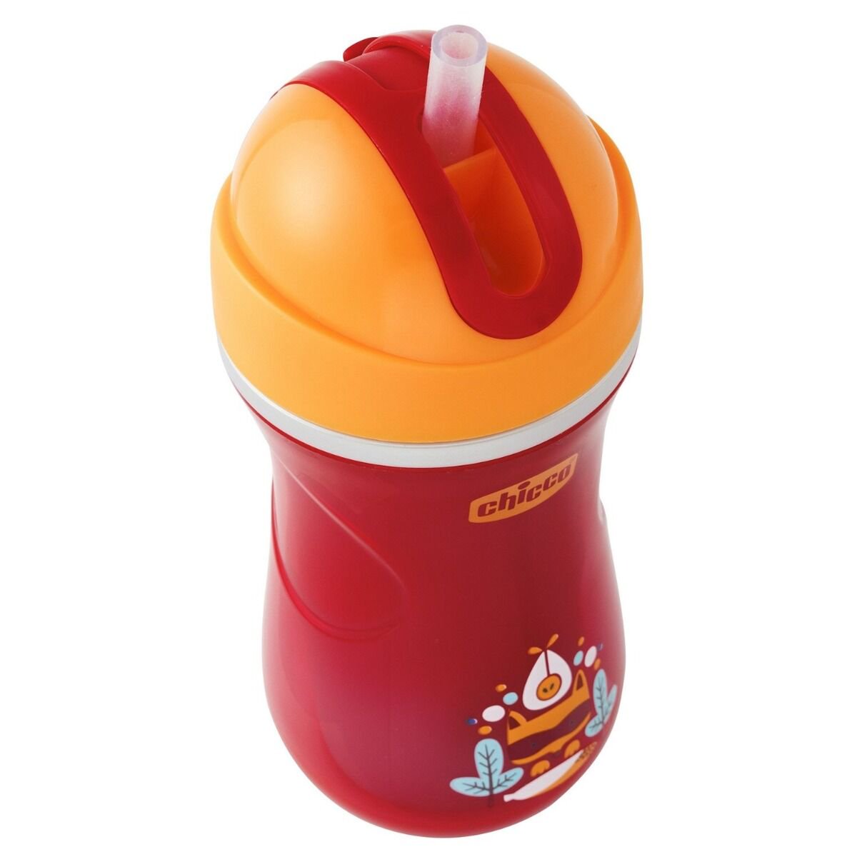  Поильник Chicco Sport Cup 14m+ 266мл оранжевый купить,NaN