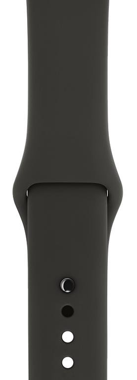 Смарт часы Apple Watch Series 3 42mm MTF32 Sport Band  Space Grey/Black  купить,NaN