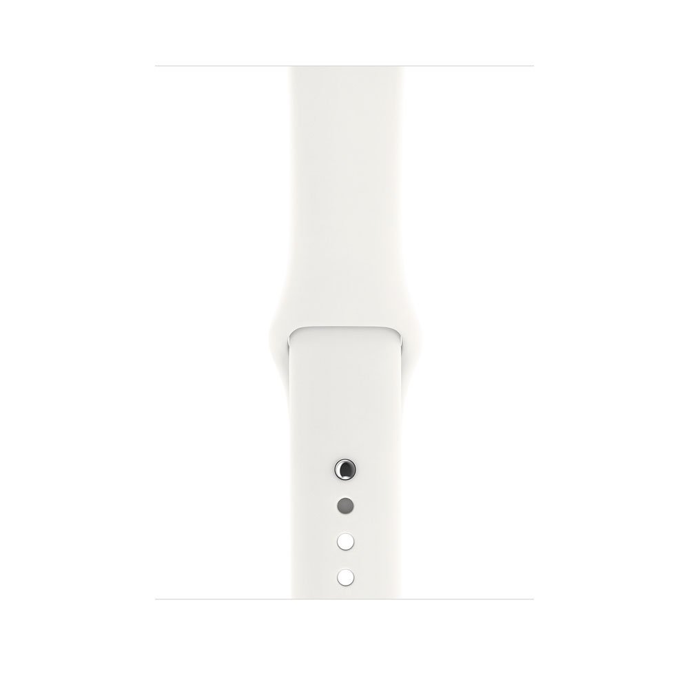 Смарт часы Apple Watch Series 3 42mm MTF22 Silver Aluminium with White Sport Band 