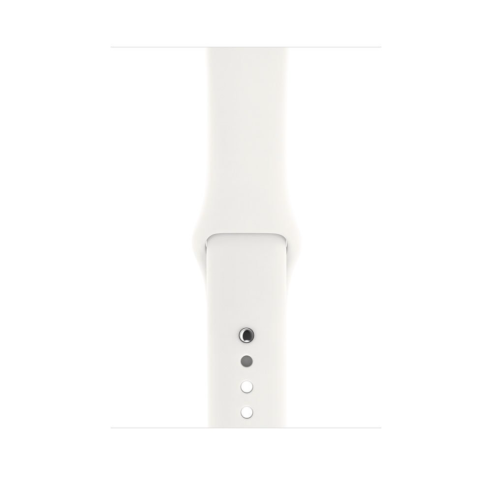 Смарт часы Apple Watch Series 3 42mm MTF22 Silver Aluminium with White Sport Band  купить,NaN
