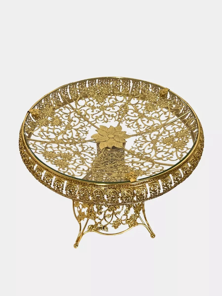 Фруктовница Salenew 1010 золотистая - ForteMarket Фруктовница Salenew 1010 золотистая купить,0