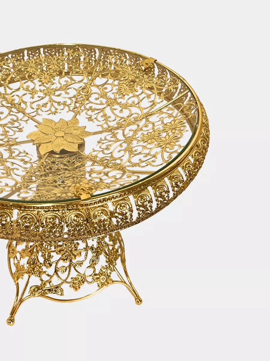 Фруктовница Salenew 1010 золотистая - ForteMarket Фруктовница Salenew 1010 золотистая купить,0