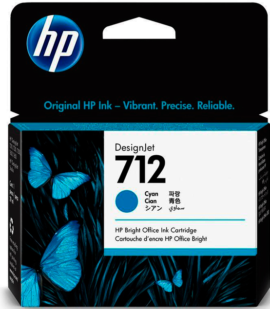 Картридж HP 712 3ED67A голубой