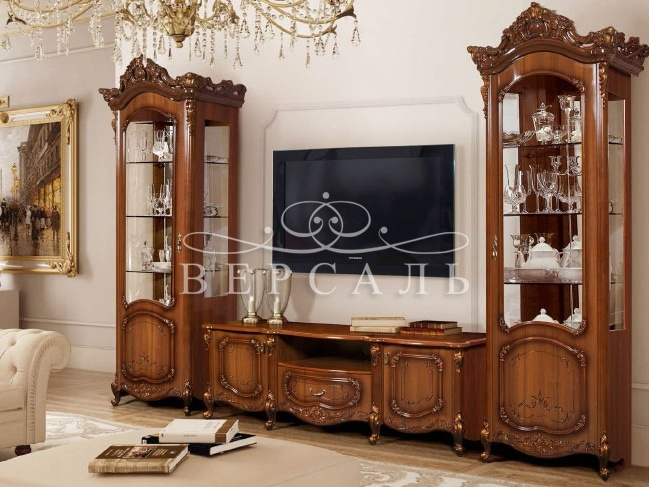 Комплект для гостиной СлонимМебель Элиза коричневый   104536850 купить,NaN