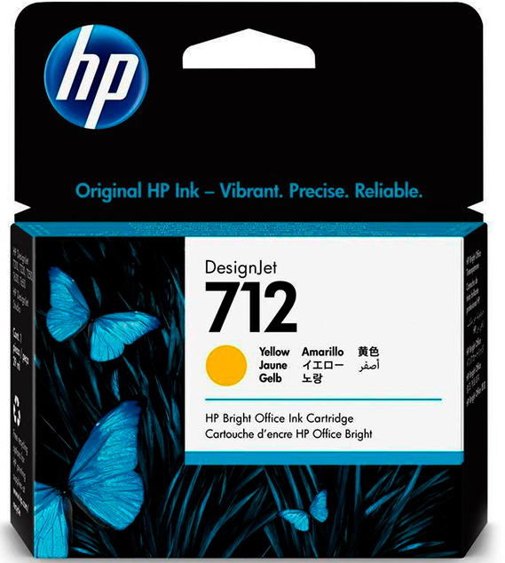 Картридж HP 712 3ED69A желтый купить,NaN