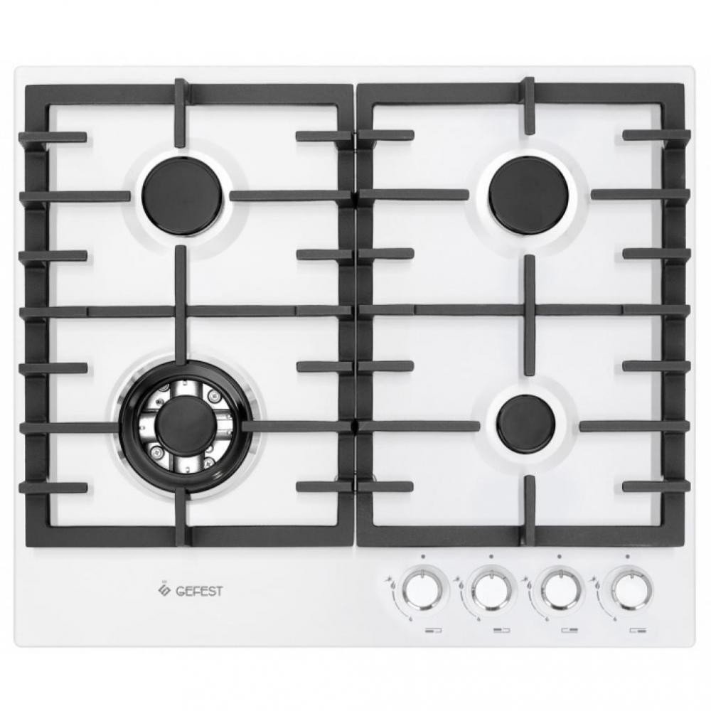 Варочная поверхность газовая Gefest ПВГ 1214-01 белая