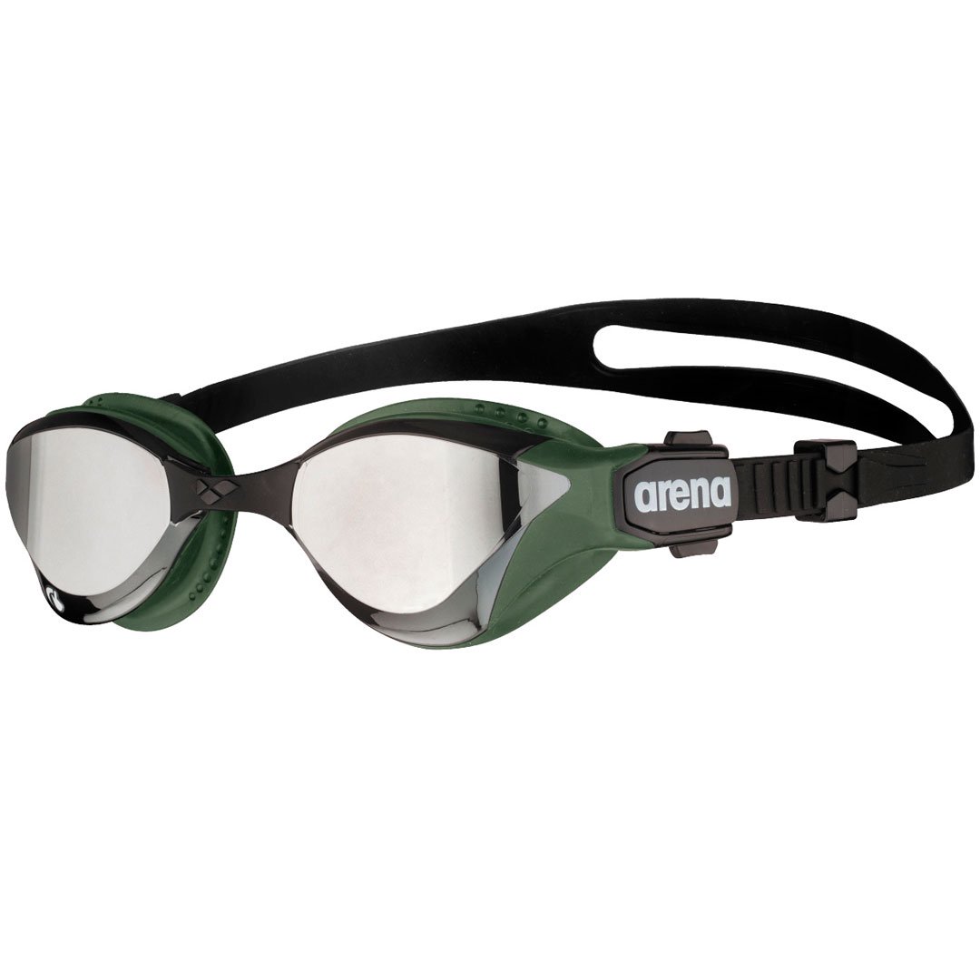 Очки для плавания Arena Cobra tri swipe TU 560 черно-зеленые