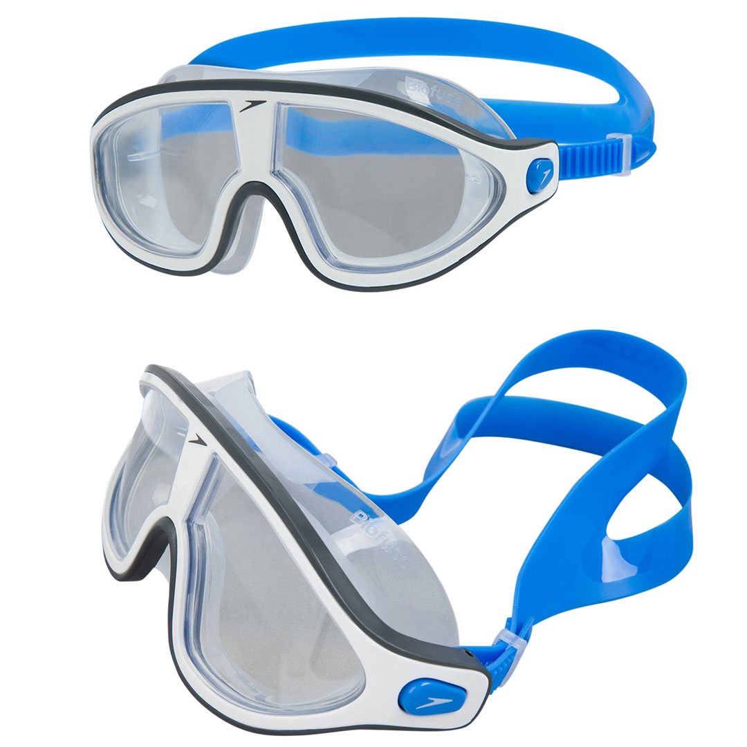 Очки для плавания Speedo Rift бело-синие 