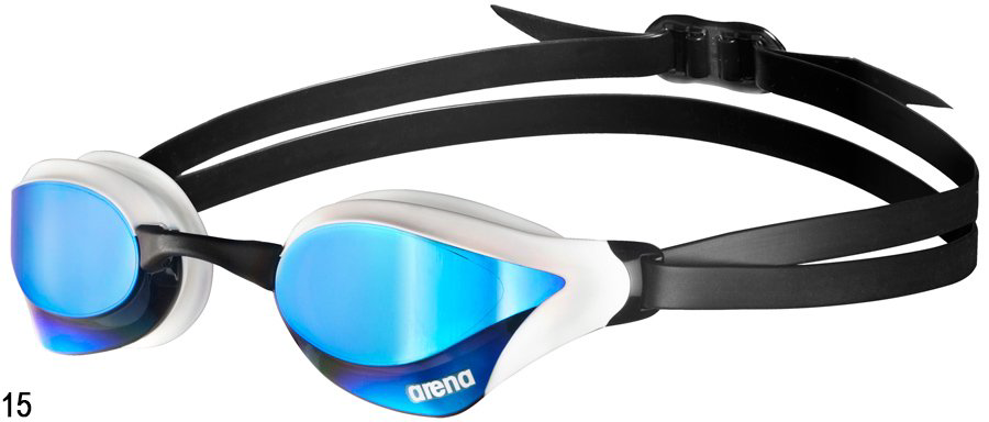 Очки для плавания Arena Cobra core mirror 15 синие купить,NaN