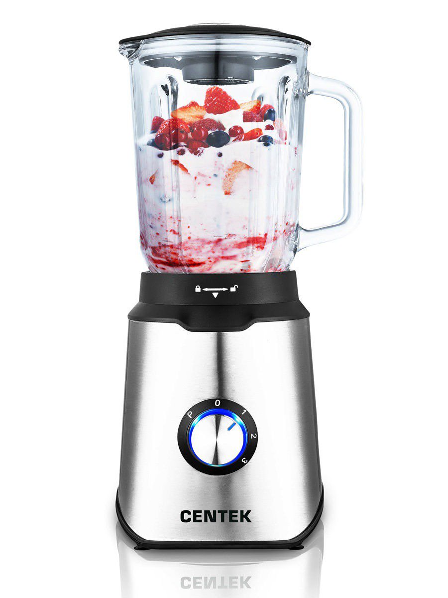 Блендер Centek CT-1327 серебристо-черный